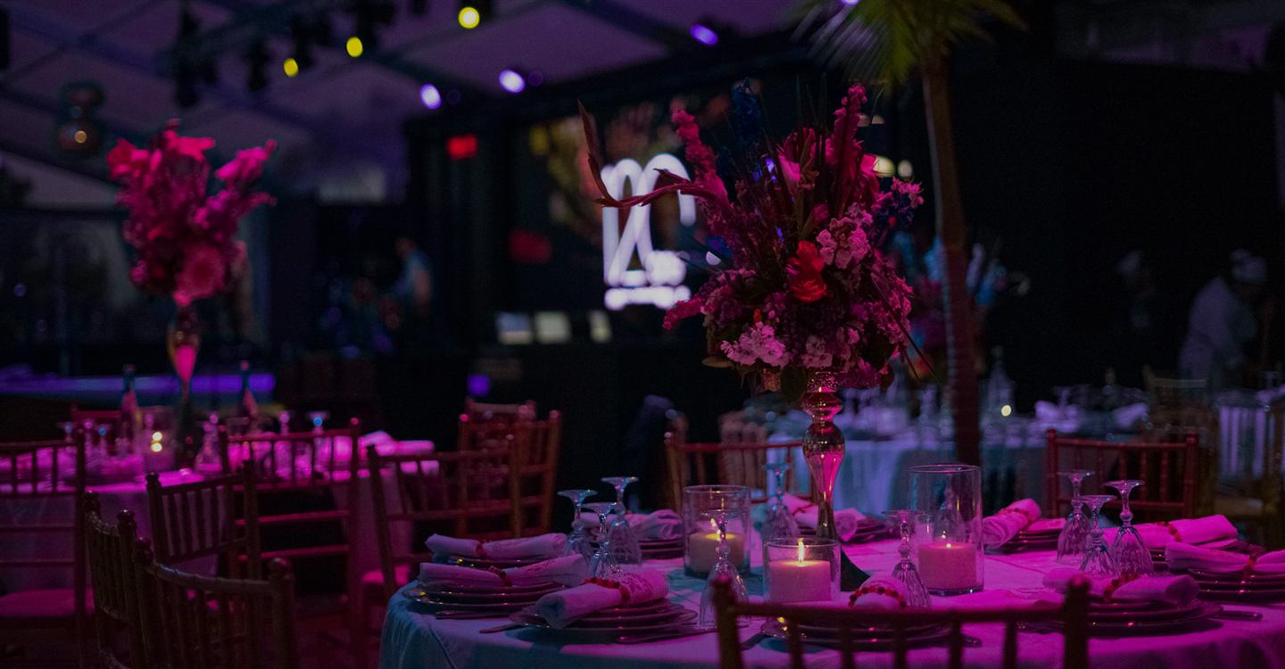 Professional event technology setup